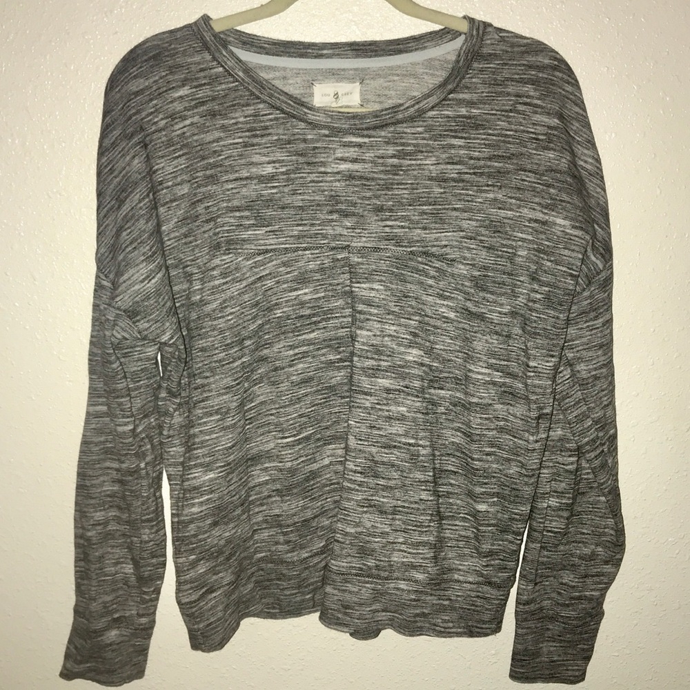 Lou & Grey Heather blue grey sweater